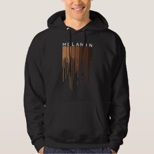 Black History Month Drippin Melanin For Women Girl Hoodie