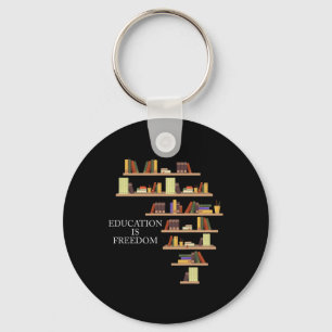 Black History Month Education Is Freedom Teacher F Key Ring