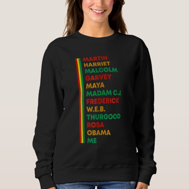 Black History Month Empowerment For Men  Women  Ki Sweatshirt (Front)