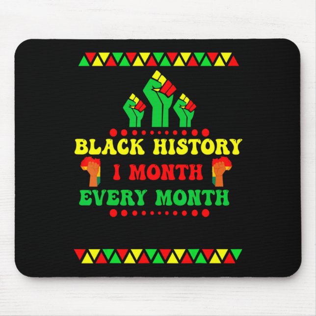 Black History Month Every Month  Mouse Pad (Front)
