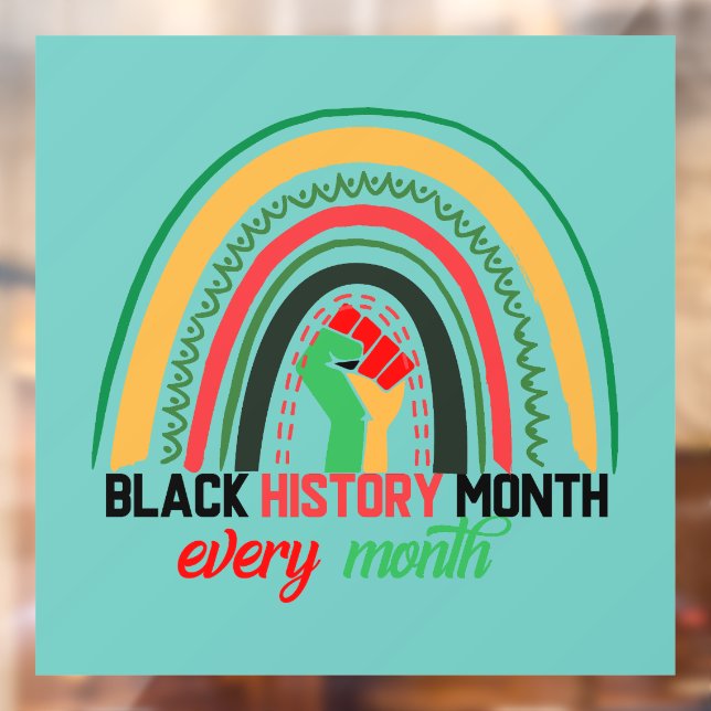 Black History Month Every Month Patriotic African  (Sheet 2)