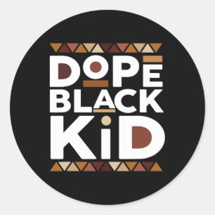 Black History Month Family Matching Melanin Drug B Classic Round Sticker
