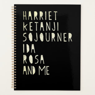 Black History Month, Famous Black Women Leaders Planner