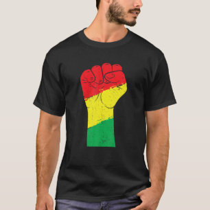 Black History Month Fist Gift Women Men Kids T-Shirt
