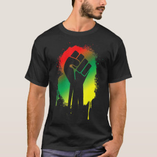 Black History Month For Men Women Kids African Pow T-Shirt