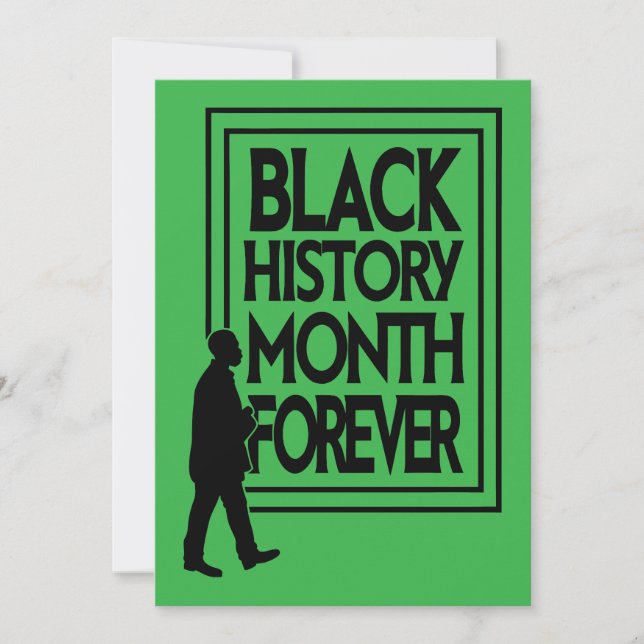 Black History Month Forever Invitation (Front)