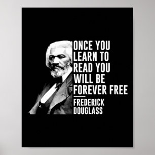 Black History Month Frederick Dougl Quote Blm  Poster