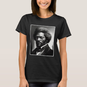 Black History Month Frederick Douglass Charcoal Ci T-Shirt