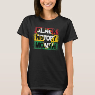 Black History Month Funny Vintage Africa Map T-Shirt