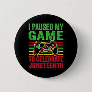 Black History Month Gamer African American Pride B 6 Cm Round Badge