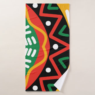 Black History Month Geography    Bath Towel Set