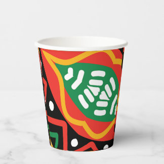 Black History Month Geography Paper Cups