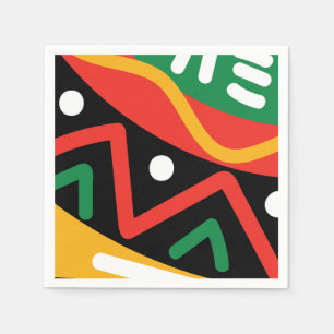 Black History Month Geography Paper  Napkin