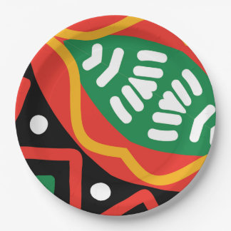 Black History Month Geography Paper Plate