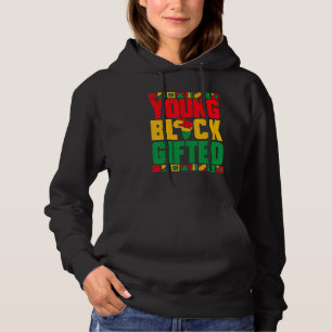 Black History Month Girls Boys Young Black ed Hoodie