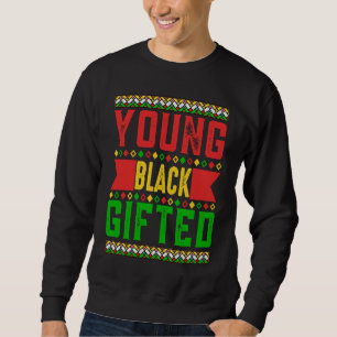 Black History Month Girls Boys Young Black ed Sweatshirt