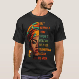 Black History Month Heritage Culture African Ameri T-Shirt