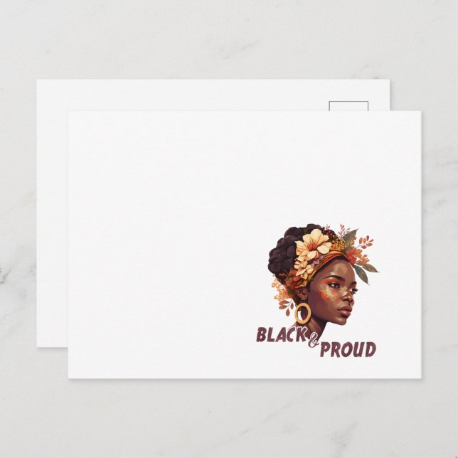 Black History Month  Holiday Postcard (Front/Back)