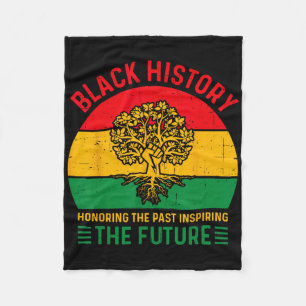 Black History Month - Honouring Past Inspiring Fut Fleece Blanket