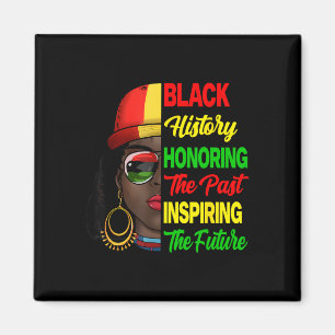 Black History Month Honouring Past Inspiring Futur Magnet