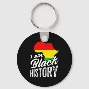 Black History Month I Am Black History Africa Heri Key Ring