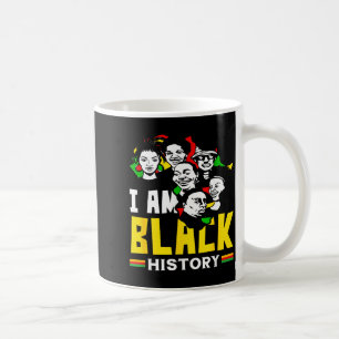 Black History Month I Am Black History African Coffee Mug