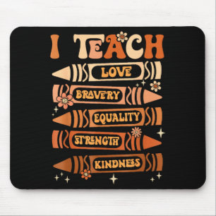 Black History Month I Teach Black History Teacher Mouse Pad