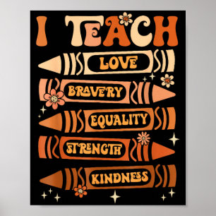 Black History Month I Teach Black History Teacher Poster