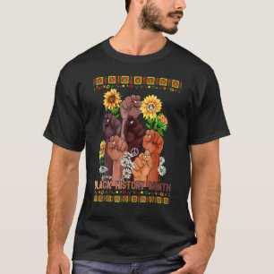 Black History Month Inspiring Black Leaders Power  T-Shirt