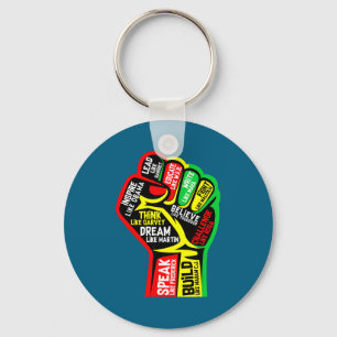 Black history month juneteenth 1865 dream like key ring