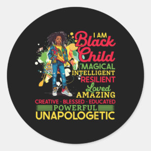 Black History Month Juneteenth _3 Classic Round Sticker