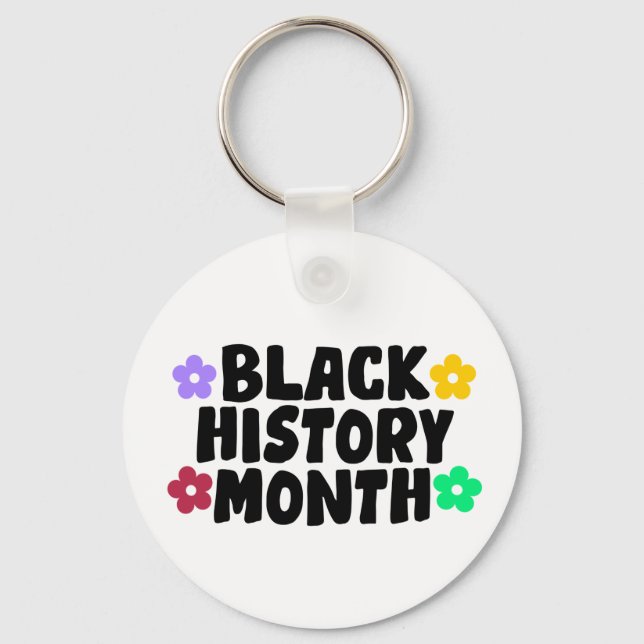 Black History Month Key Ring (Front)