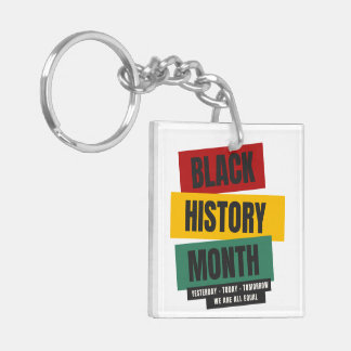 Black History Month Key Ring