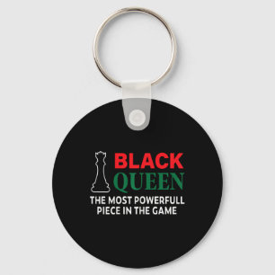 Black History Month Kids Proud African Pride Black Key Ring