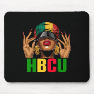 Black History Month Kids Youth Gift Shirts Black H Mouse Pad