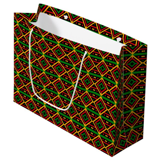 Black History Month Large Gift Bag (Front Angled)