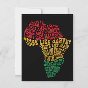 Black History Month Leaders Black History Month Invitation