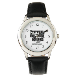 Black History Month Little Black King Boys' Watch