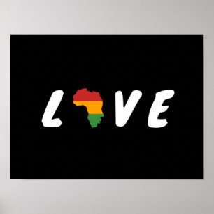 black history month love poster