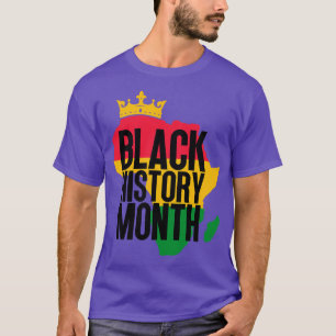 Black history month map 19 T-Shirt