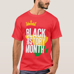 Black history month map 53 T-Shirt