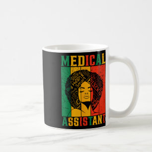 Black History Month Medical Istant African America Coffee Mug