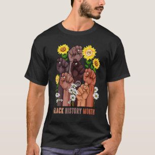 Black History Month Melanin Afro African Pride Men T-Shirt