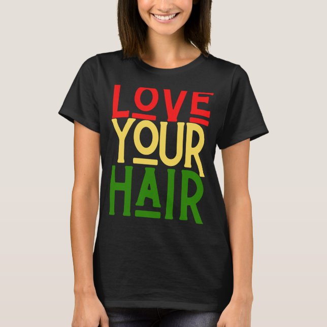 Black History Month Melanin Love Family & Communit T-Shirt (Front)