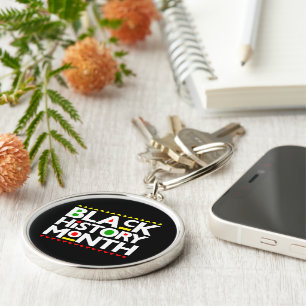 Black History Month Melanin Men Women Girls & Boys Key Ring