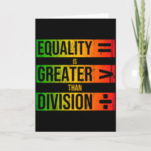 Black History Month Melanin Men Women Kids Math Sy Card