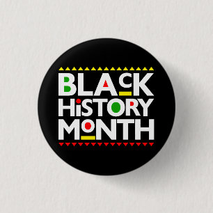 Black History Month Melanin Men Women Kids Party 3 Cm Round Badge