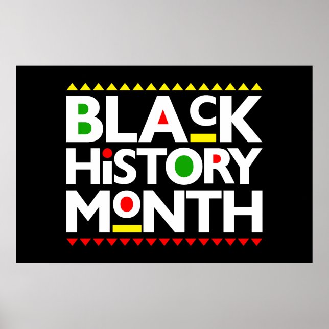 Black History Month Melanin Men Women Kids Poster (Front)