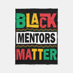 Black History Month Mentors Problem African Americ Fleece Blanket