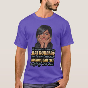 Black History Month Michelle Obama Presidents Day T-Shirt